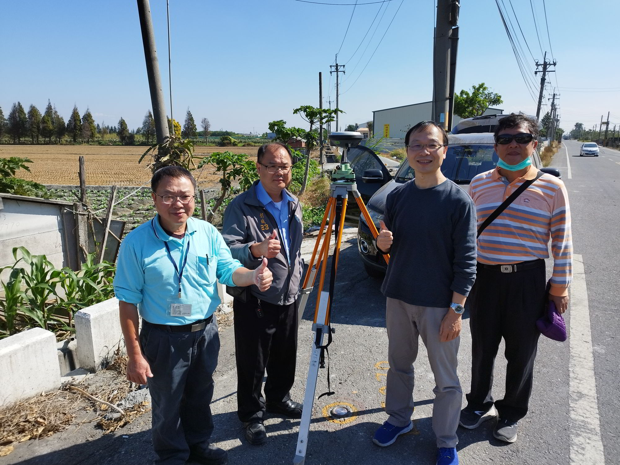 重測區加密控制點衛星測量作業